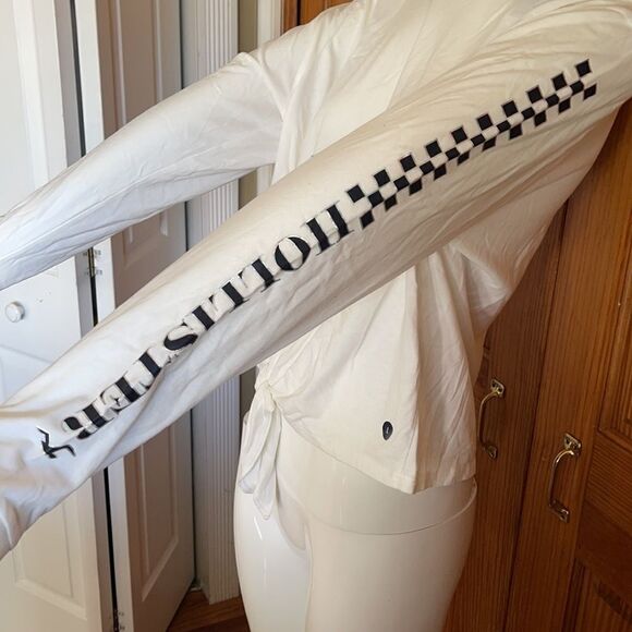 Hollister long sleeve tie front t shirt - Picture 1 of 4